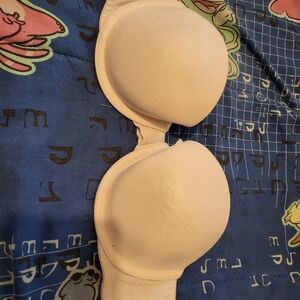 Y2k PINK Victoria's Secret Multi Way Demi Strapless Bra Size 34B White